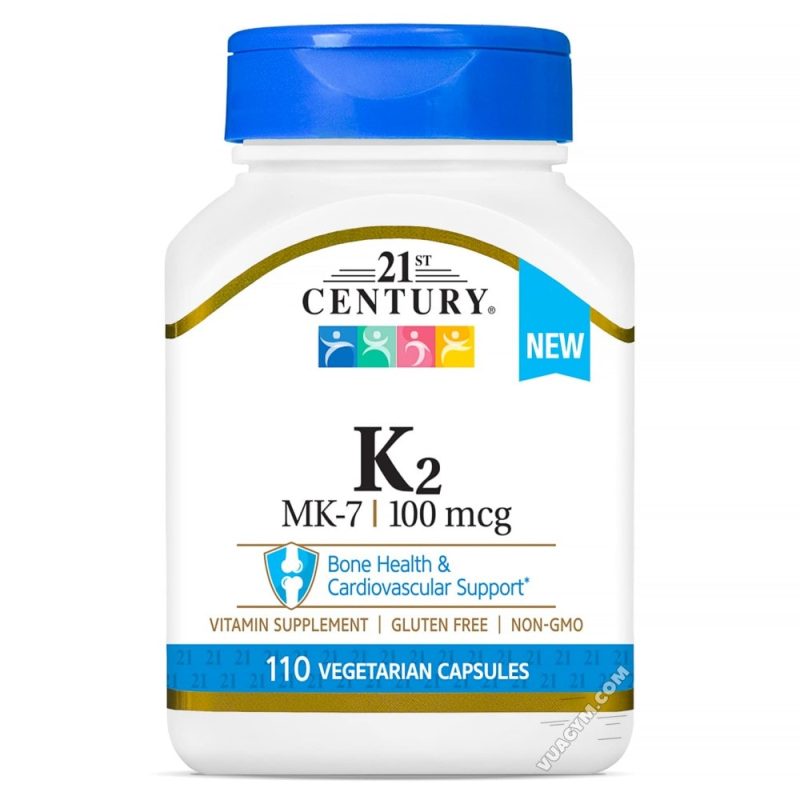 Ảnh sản phẩm 21st Century - K2 MK-7 100mcg (110 viên)
