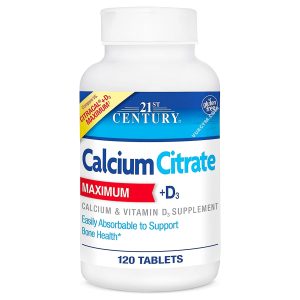 21st Century - Calcium Citrate Maximum + D3 (120 viên)