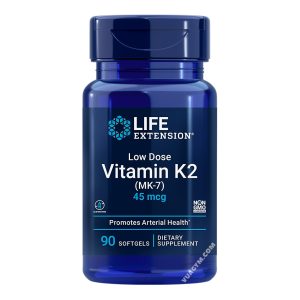 Life Extension - Low Dose Vitamin K2 (MK-7) 45 mcg (90 viên)