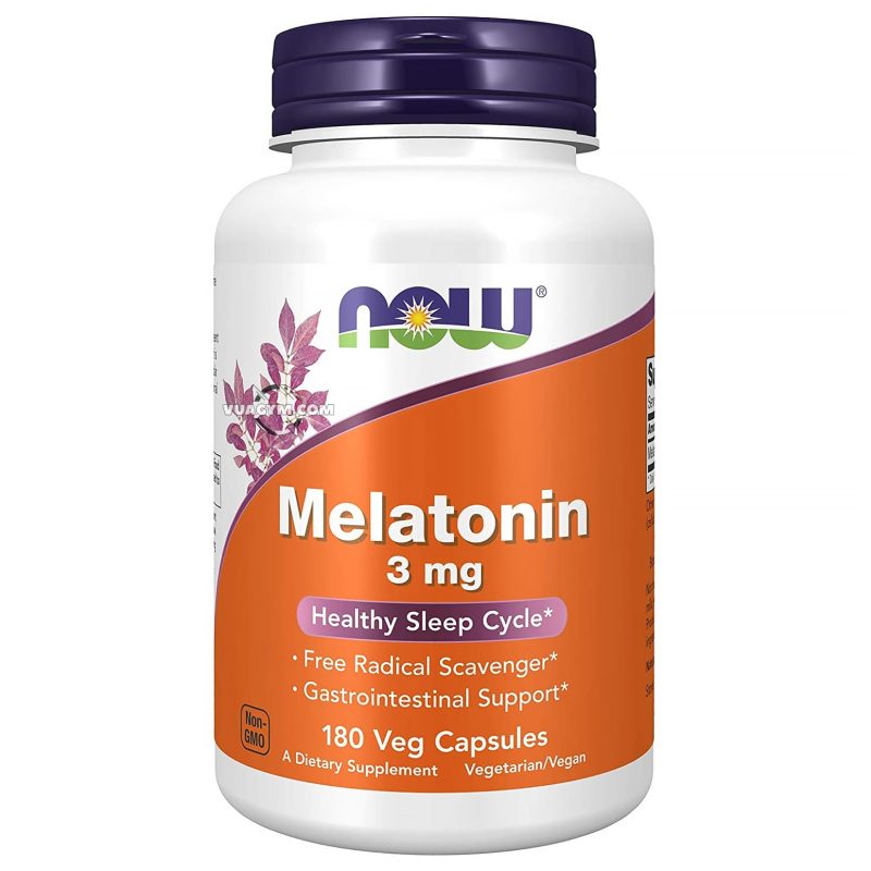 Ảnh sản phẩm NOW - Melatonin 3mg (180 viên)