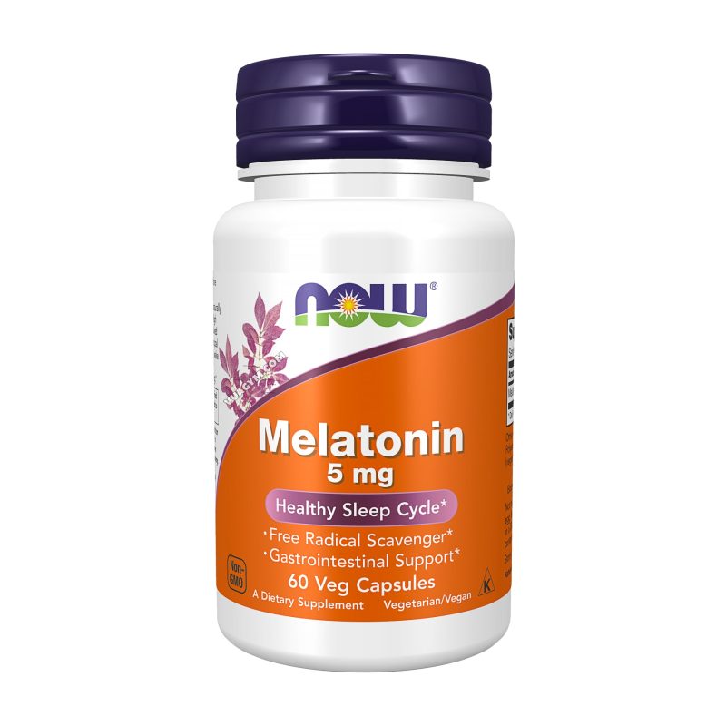 Ảnh sản phẩm NOW - Melatonin 5mg (60 viên)