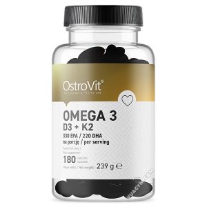 OstroVit - Omega 3 D3+K2 (180 viên)