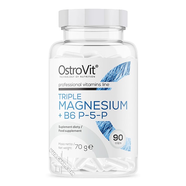 Ảnh sản phẩm OstroVit - Triple Magnesium + B6 P-5-P (90 viên)